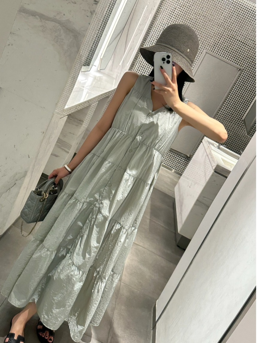 Photography Date - Elegante Abito Lungo Senza Maniche in