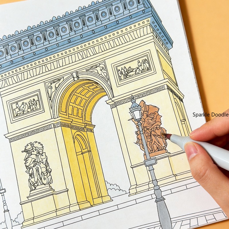 Photography Book - Libro da colorare con linee di