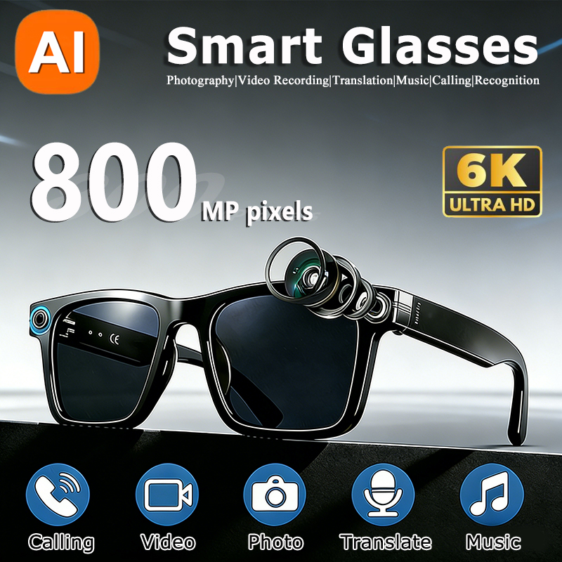 Photography Videography - Occhiali Smart Multifunzione 6K HD AI
