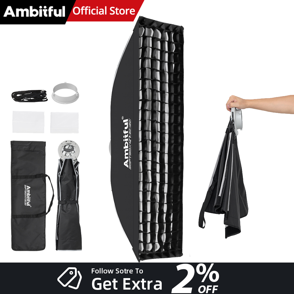 Photography Darkroom - AMBITFUL Q7-II 30*120cm Softbox a Striscia