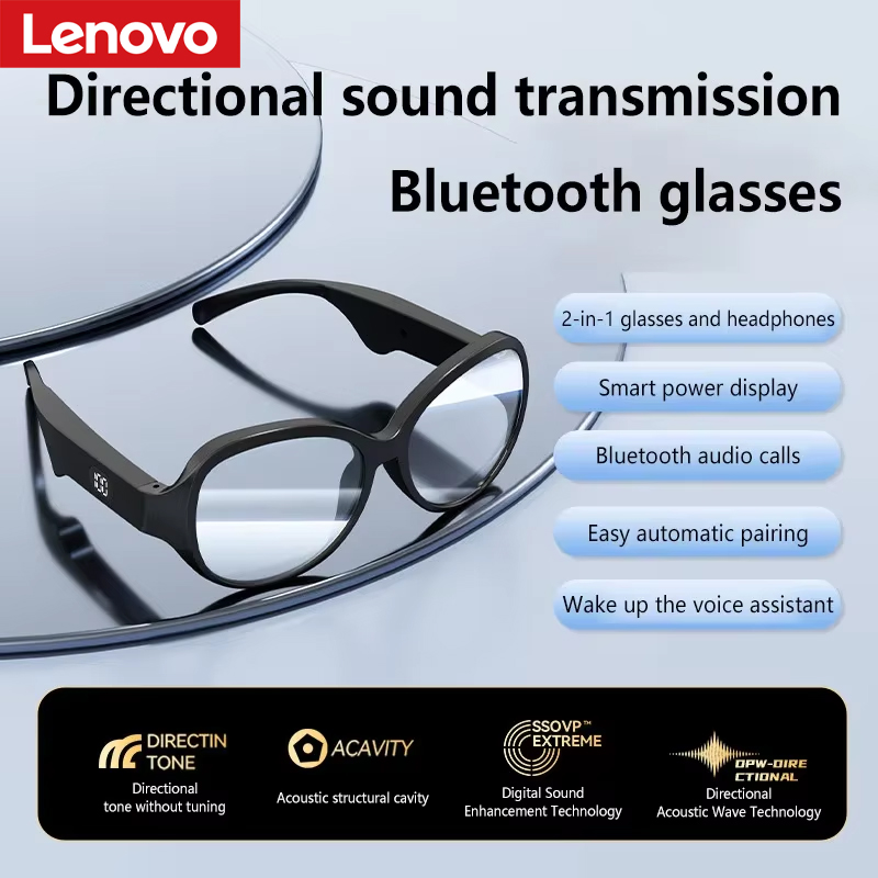 Photography Digital - Occhiali Smart Bluetooth Lenovo, Bluetooth 5.4,