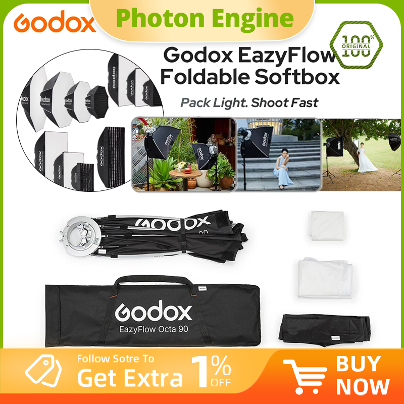 Photography Darkroom - Softbox pieghevole Godox serie EazyFlow con