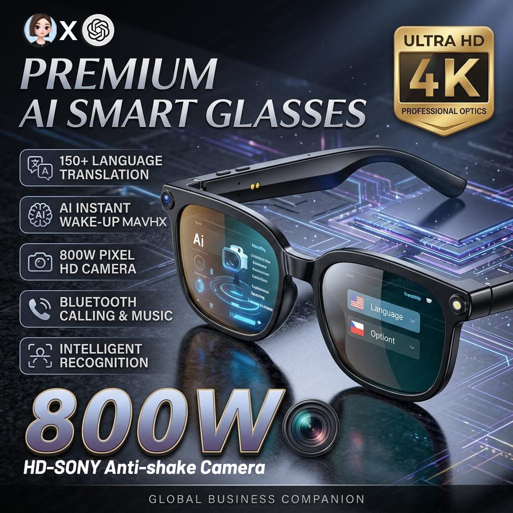 Occhiali Smart 4K 8MP 2026 da  - Photography Videography recensione e prezzo
