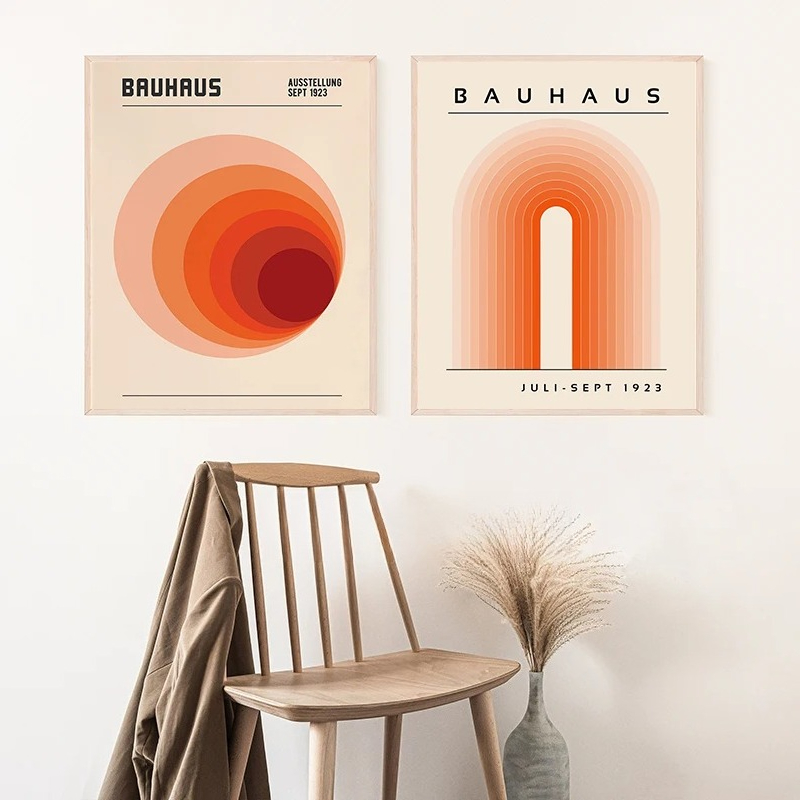 Arancione Bauhaus Stampe d'art - Photography Geometry recensione e prezzo
