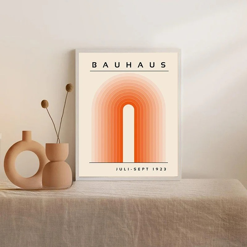 Arancione Bauhaus Stampe d'art - Photography Geometry recensione e prezzo