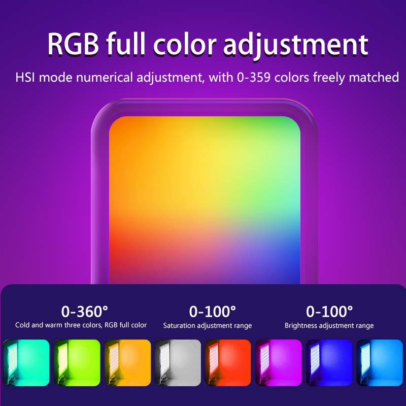 Luce di riempimento RGB portat - Photography Darkroom recensione e prezzo